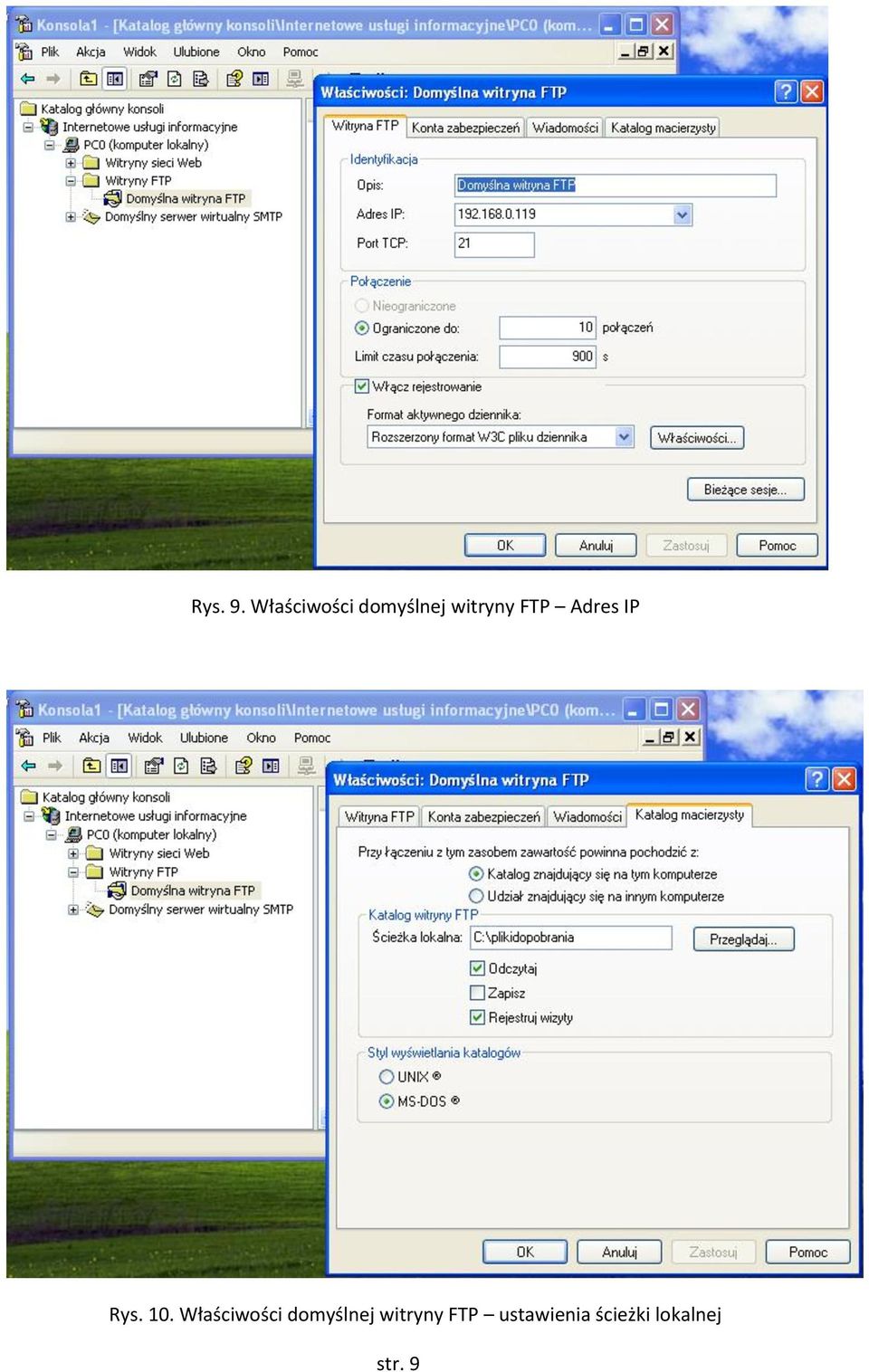 FTP Adres IP Rys. 10.