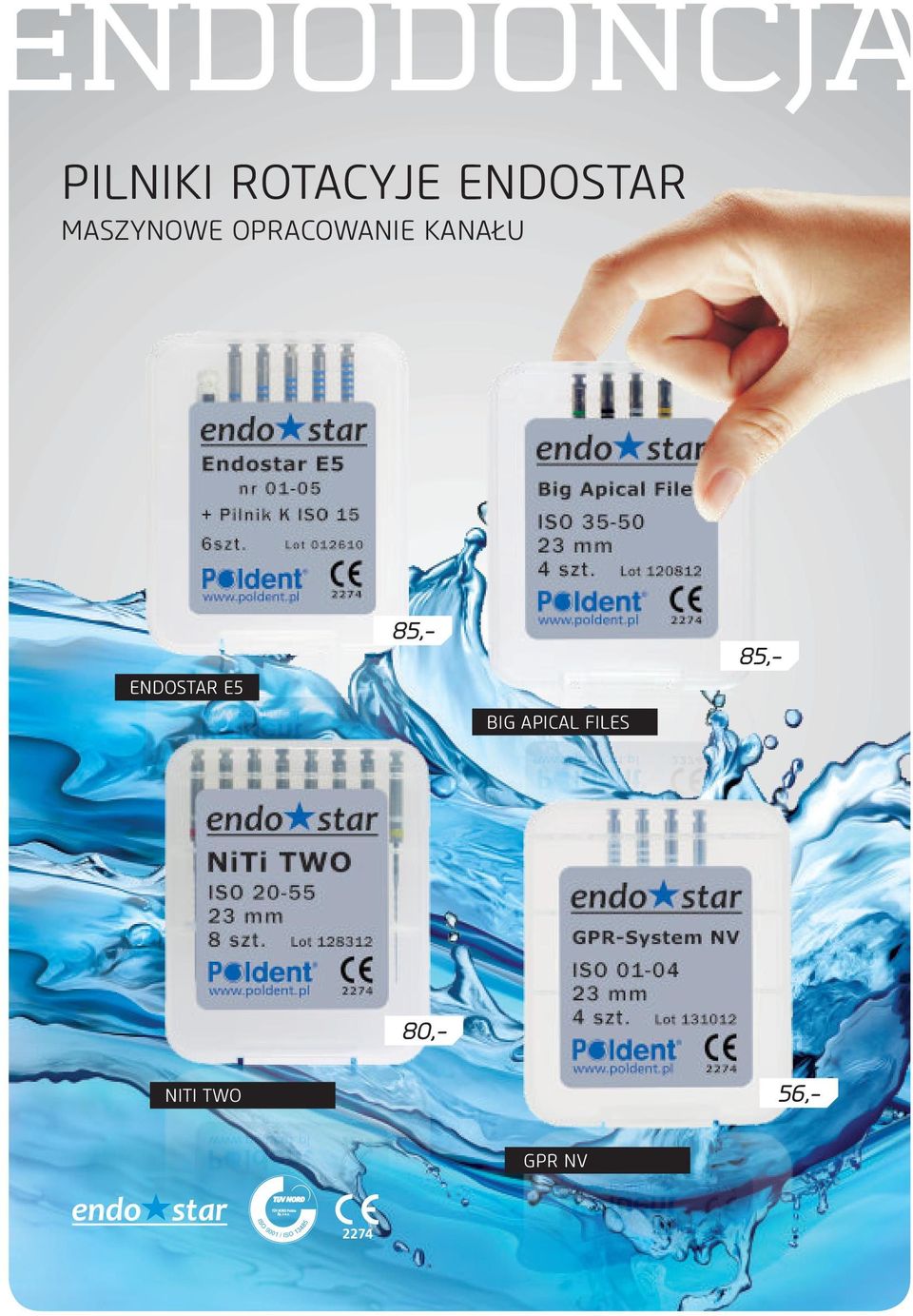 ENDOSTAR E5 BIG APICAL FILES 80,-