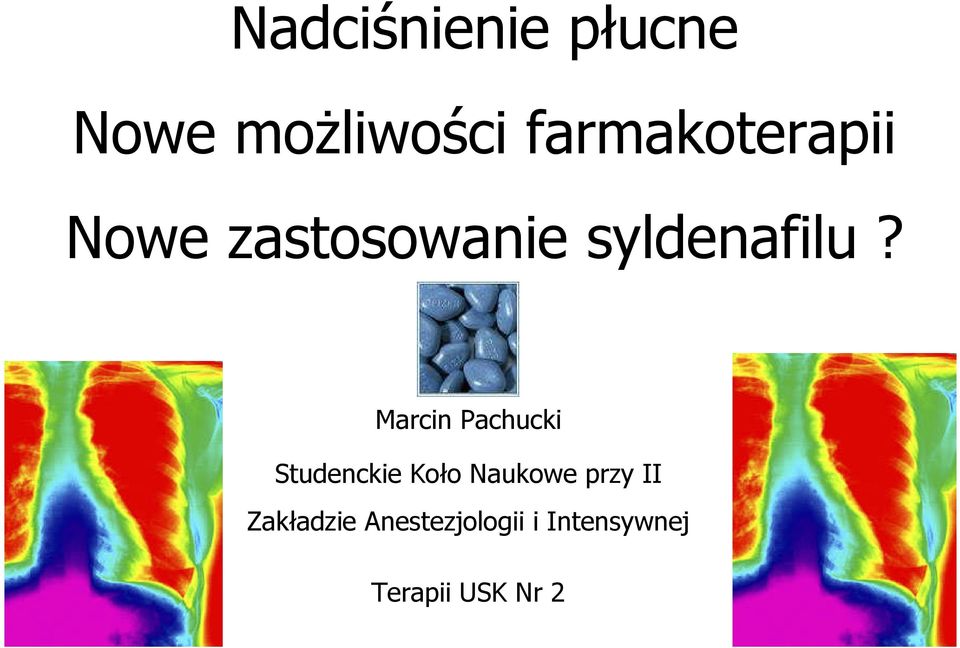 Marcin Pachucki Studenckie Koło Naukowe przy