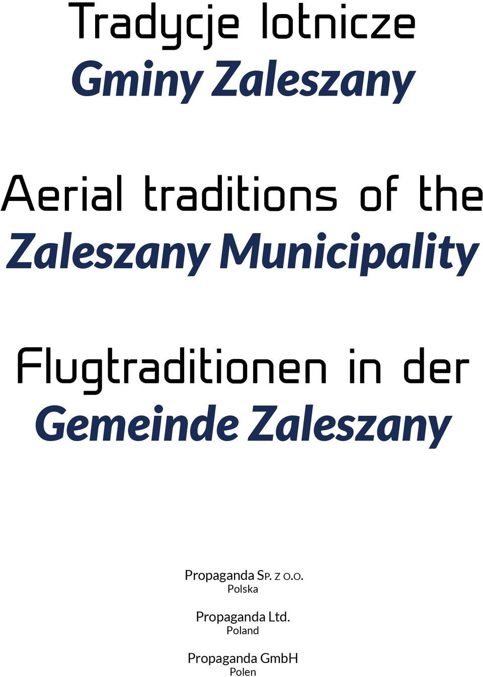 Flugtraditionen in der Gemeinde Zaleszany