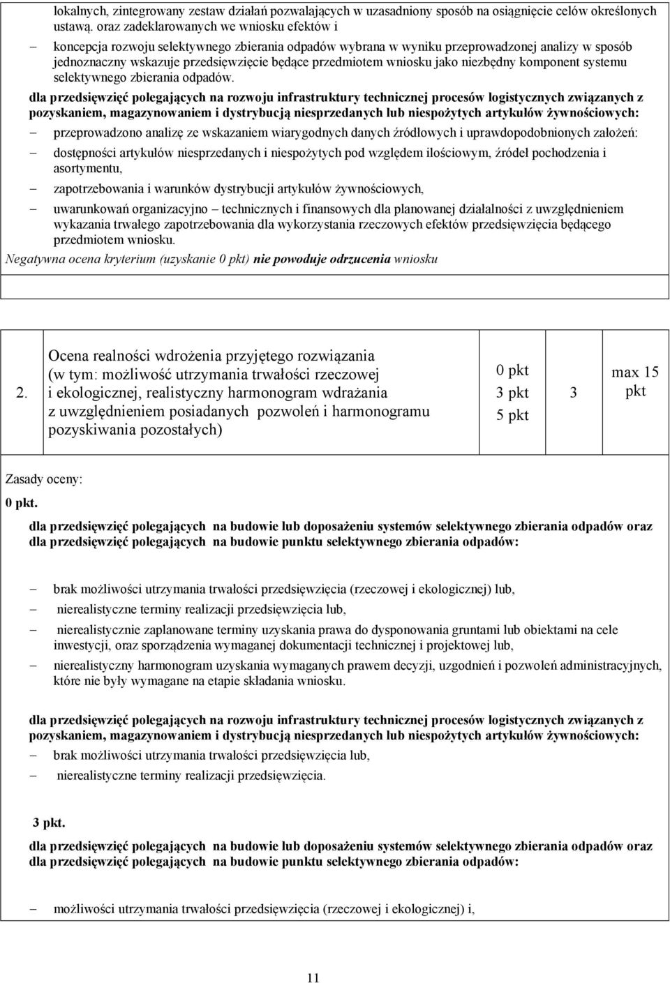 wniosku jako niezbędny komponent systemu selektywnego zbierania odpadów.