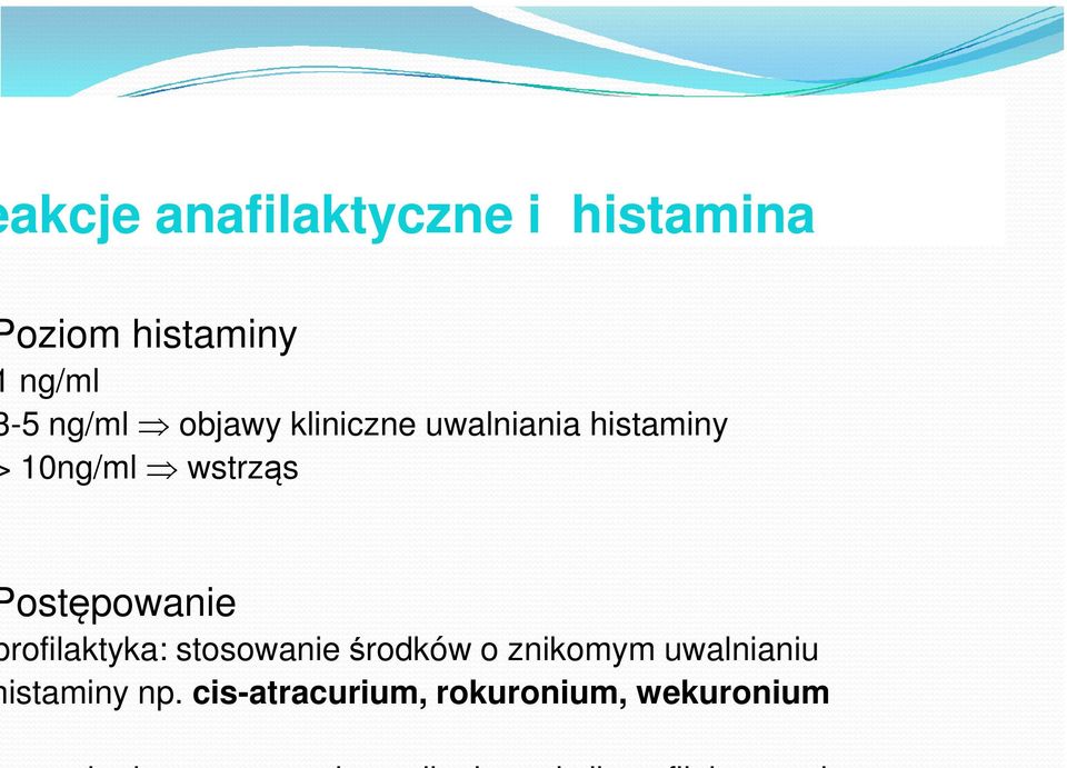 wstrząs ostępowanie rofilaktyka: stosowanie środków o