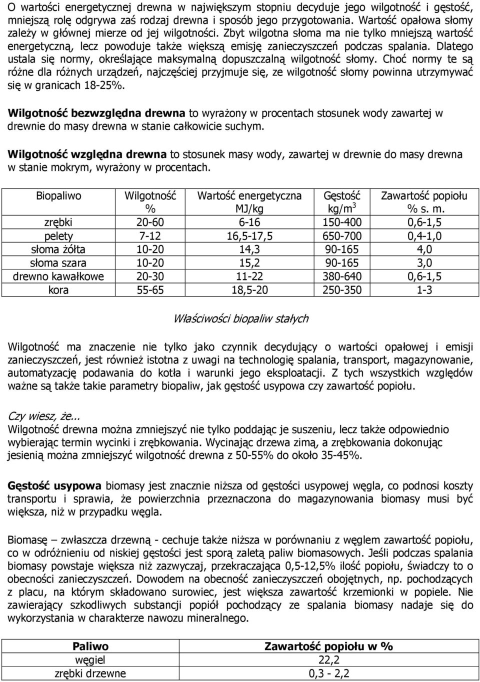 Dlatego ustala się normy, określające maksymalną dopuszczalną wilgotność słomy.