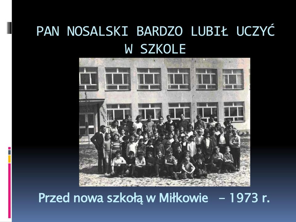 SZKOLE Przed nowa