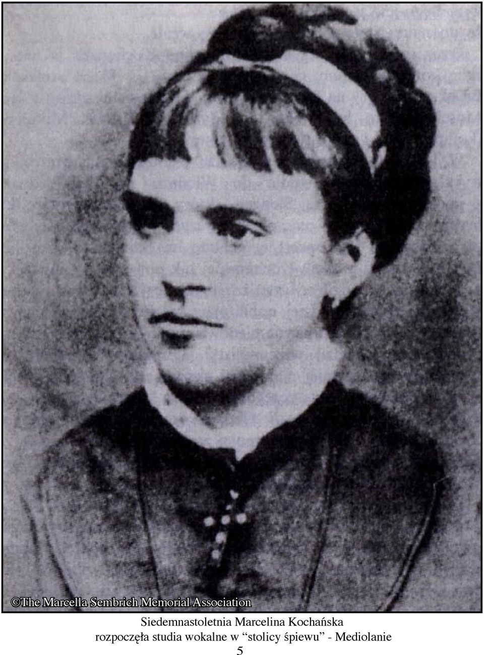 Marcelina Kochańska rozpoczęła
