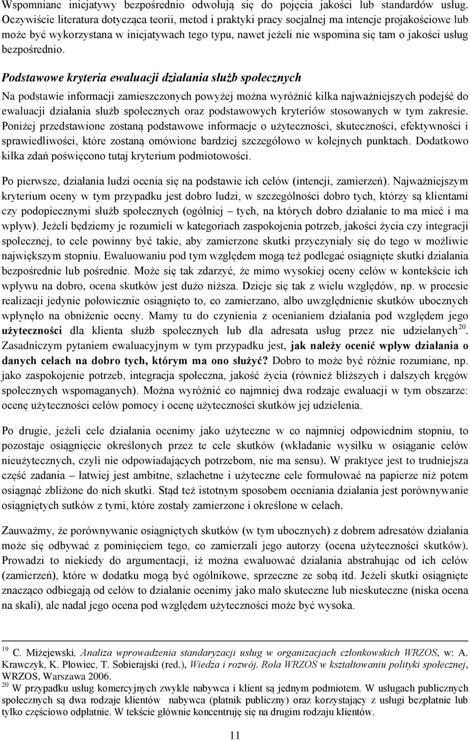 usług bezpośrednio.