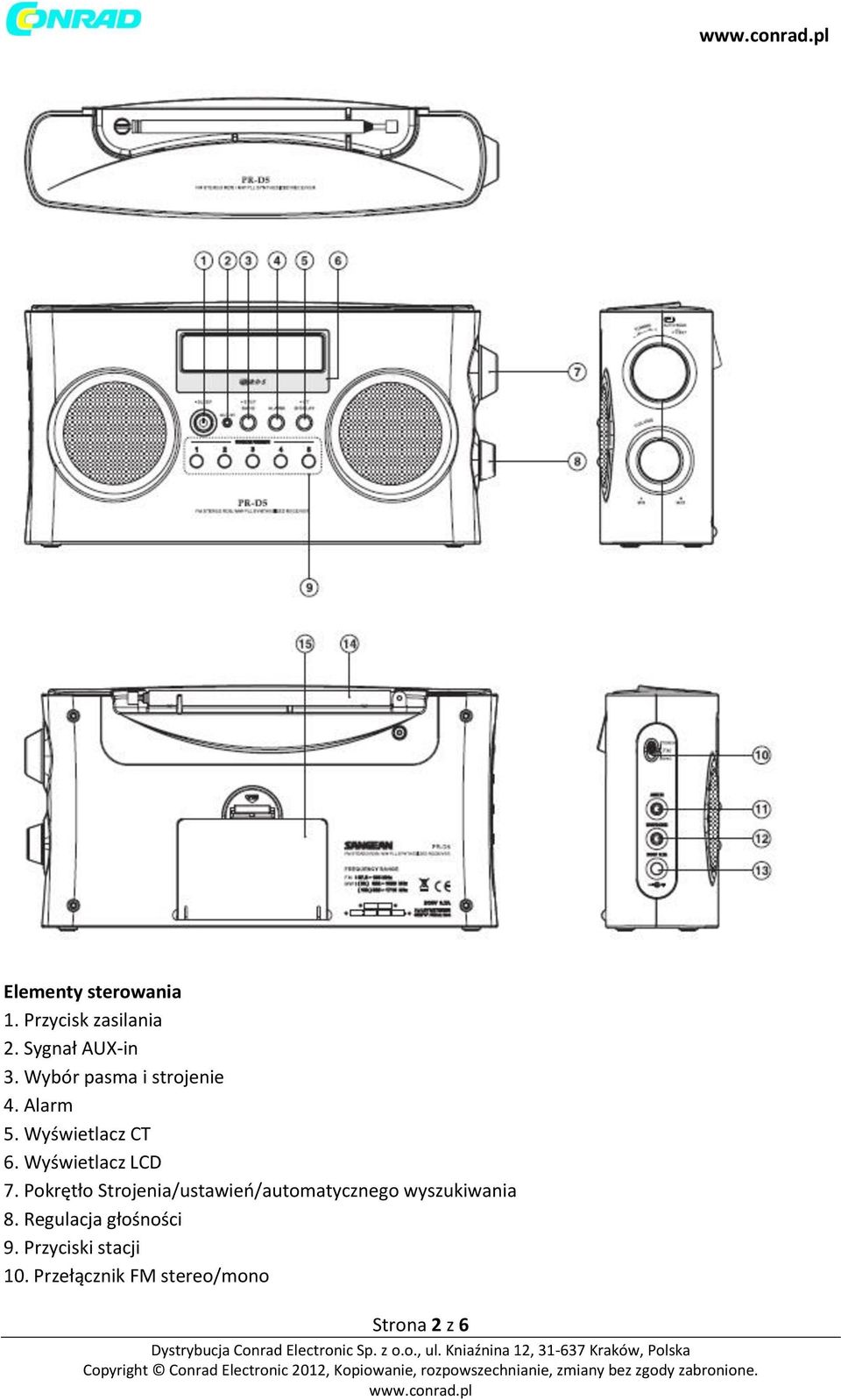 Wyświetlacz LCD 7.