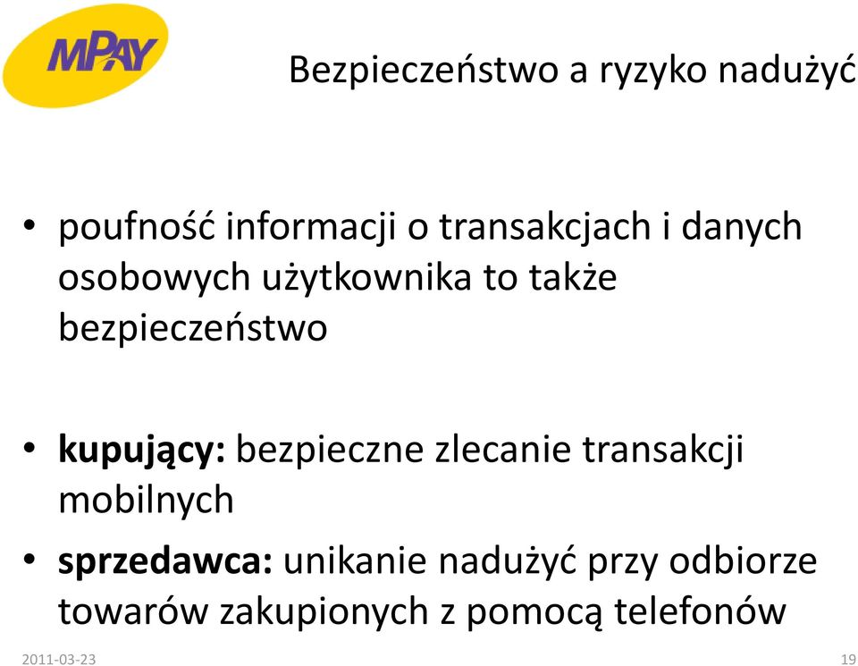 bezpieczne zlecanie transakcji mobilnych sprzedawca: unikanie