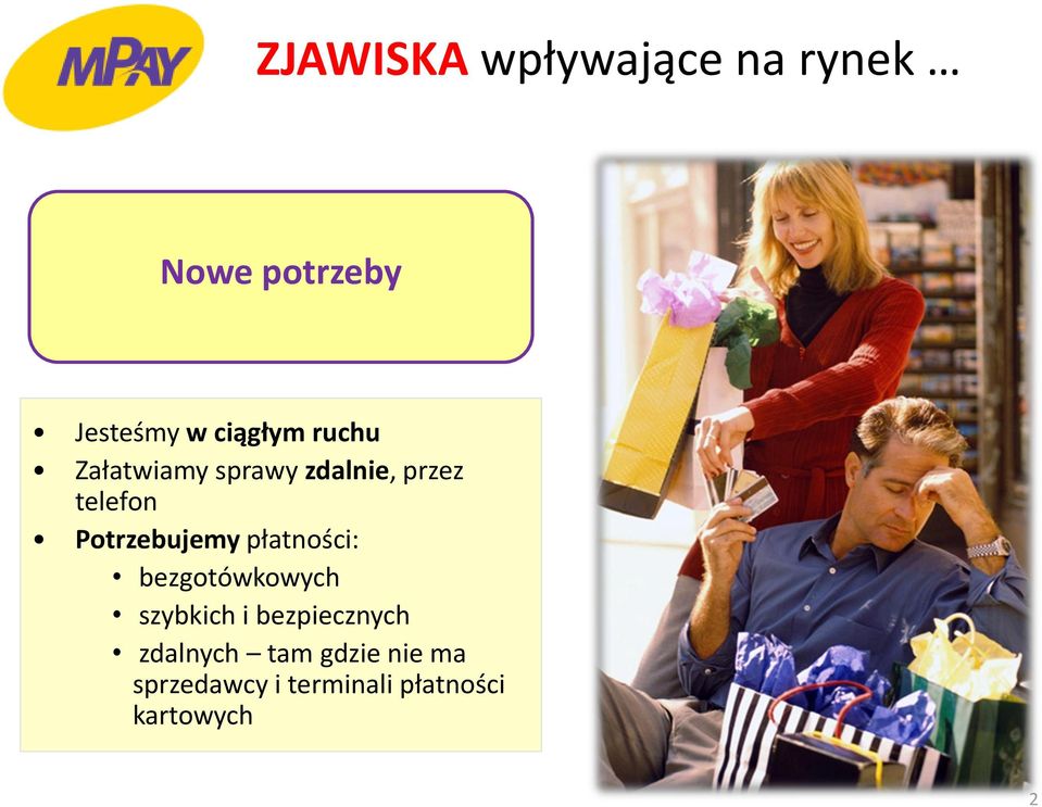 Potrzebujemy płatności: bezgotówkowych szybkich i