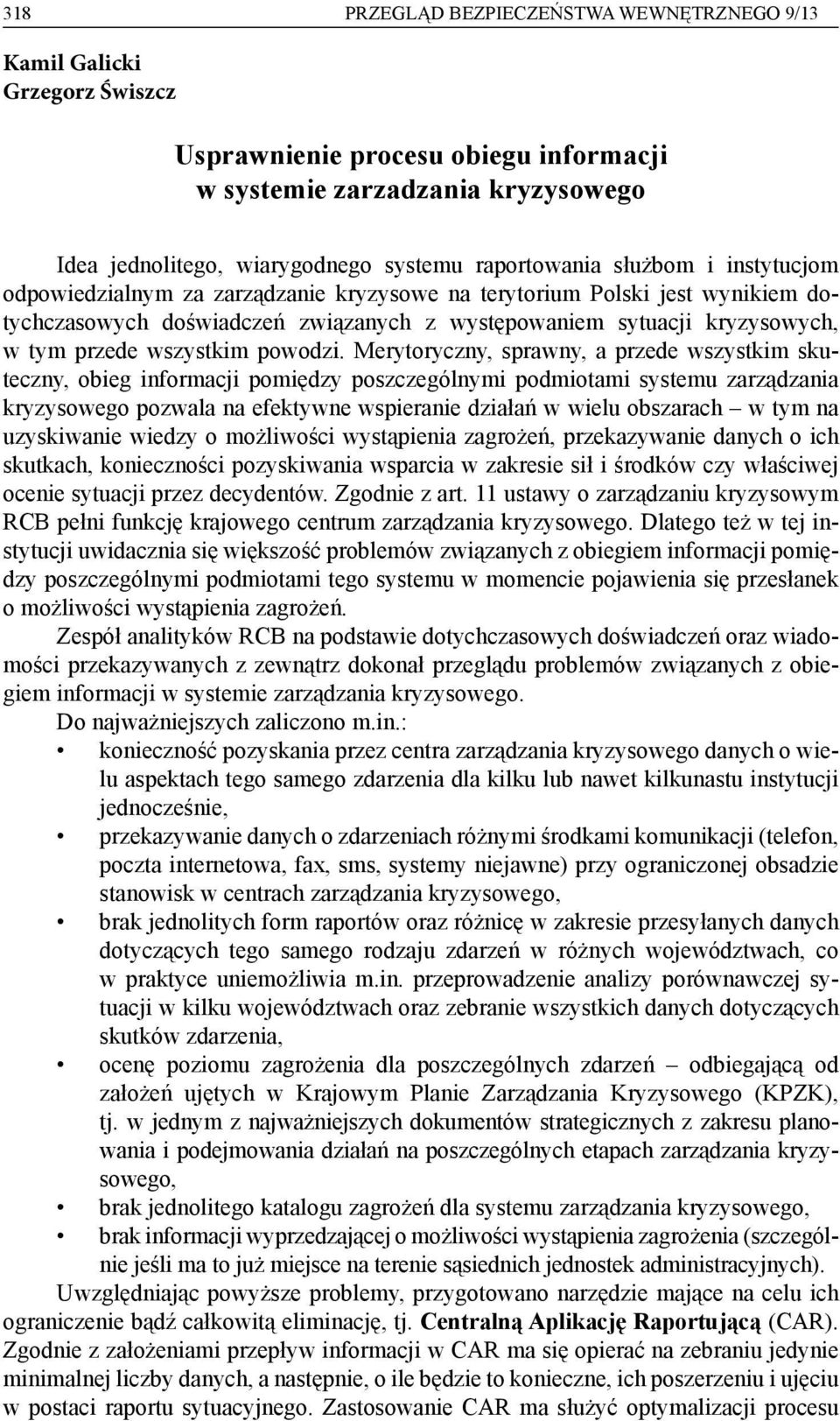 przede wszystkim powodzi.