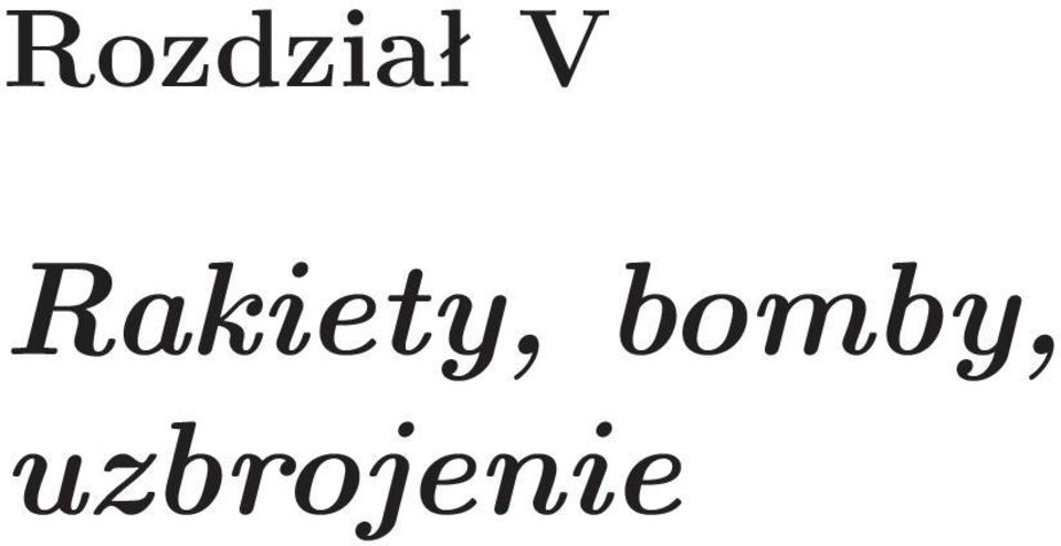 Rakiety,