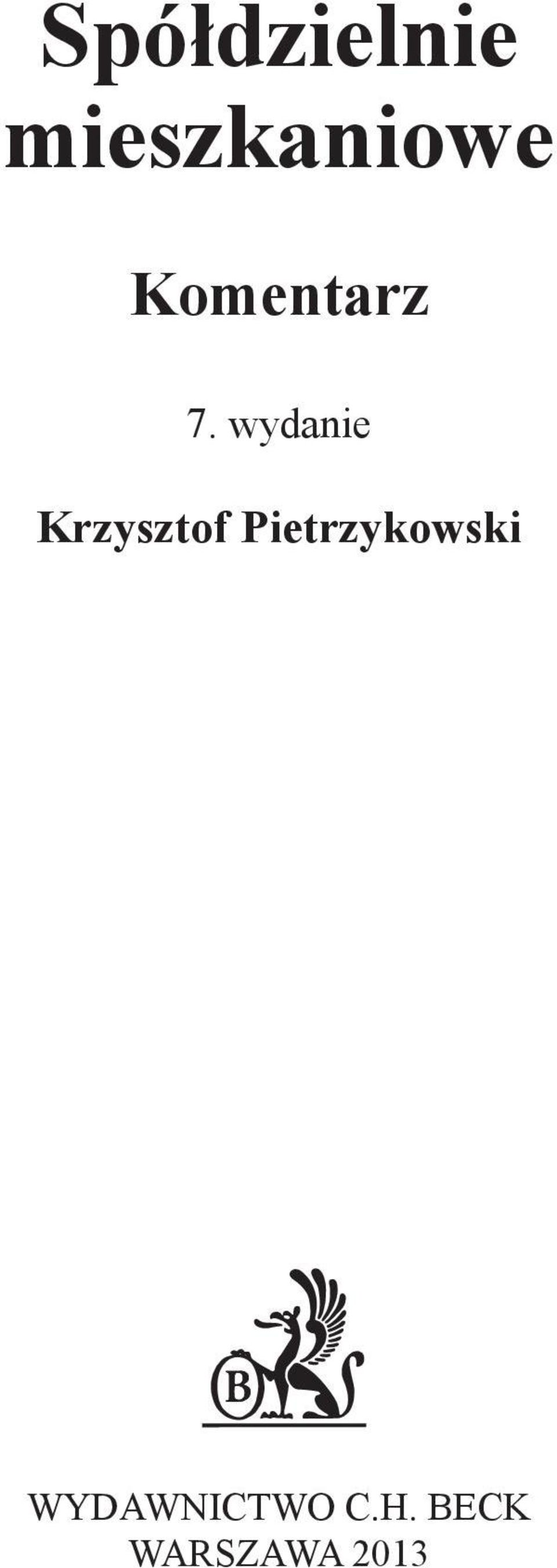 wydanie Krzysztof