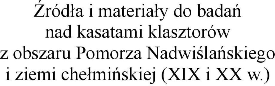 obszaru Pomorza
