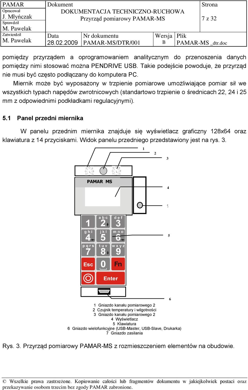 Miernik może być wyposażony w trzpienie pomiarowe umożliwiające pomiar sił we wszystkich typach napędów zwrotnicowych (standartowo trzpienie o średnicach 22, 24 i 25 mm z odpowiednimi podkładkami