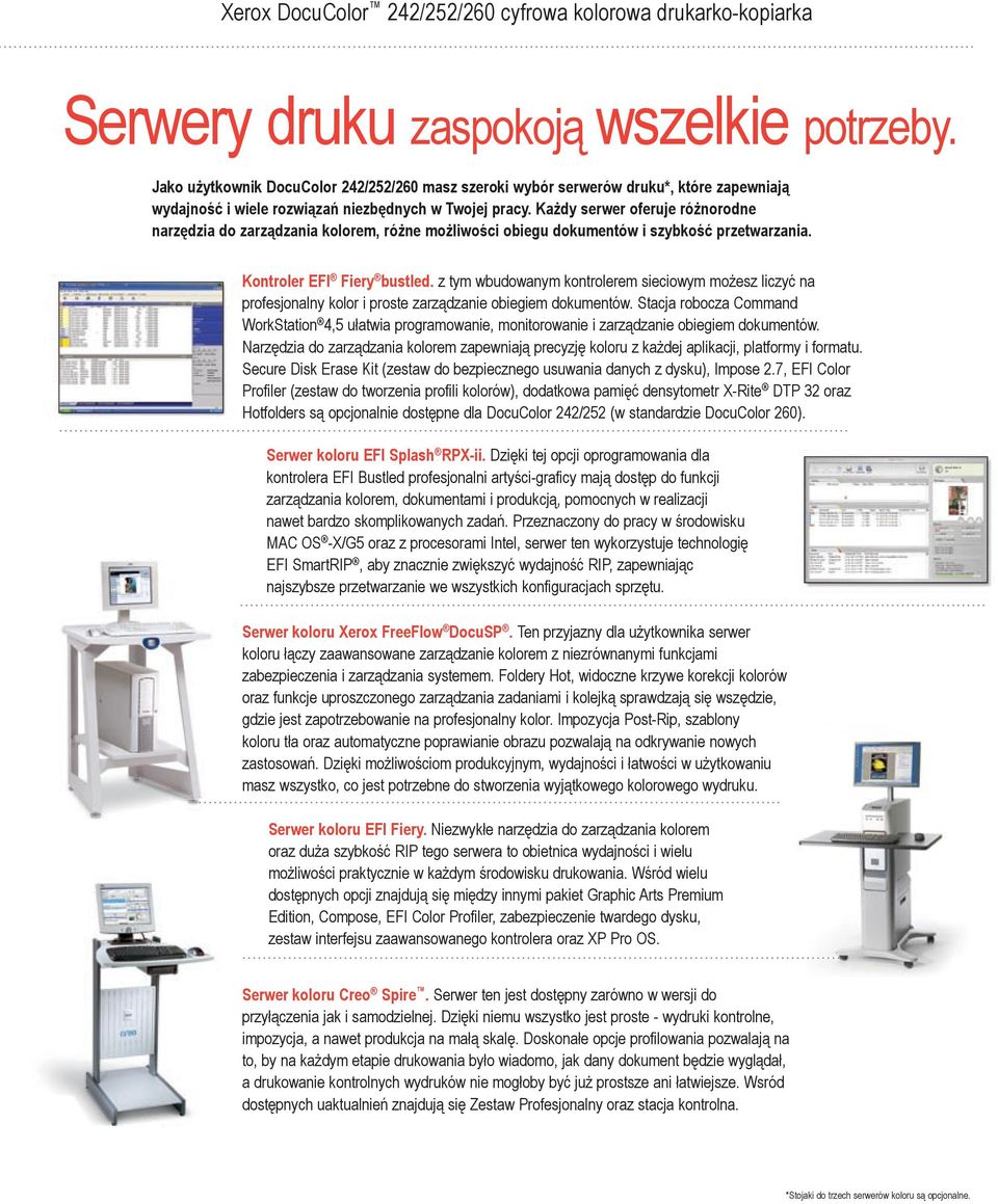 z tym wbudowanym kontrolerem sieciowym możesz liczyć na profesjonalny kolor i proste zarządzanie obiegiem dokumentów.