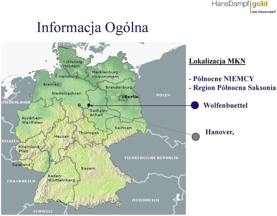 Północne NIEMCY - Region