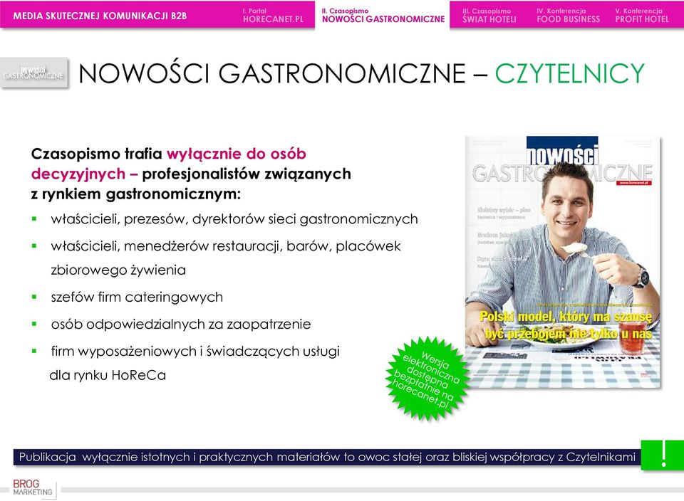 żywienia szefów firm cateringowych osób odpowiedzialnych za zaopatrzenie firm wyposażeniowych i świadczących usługi dla