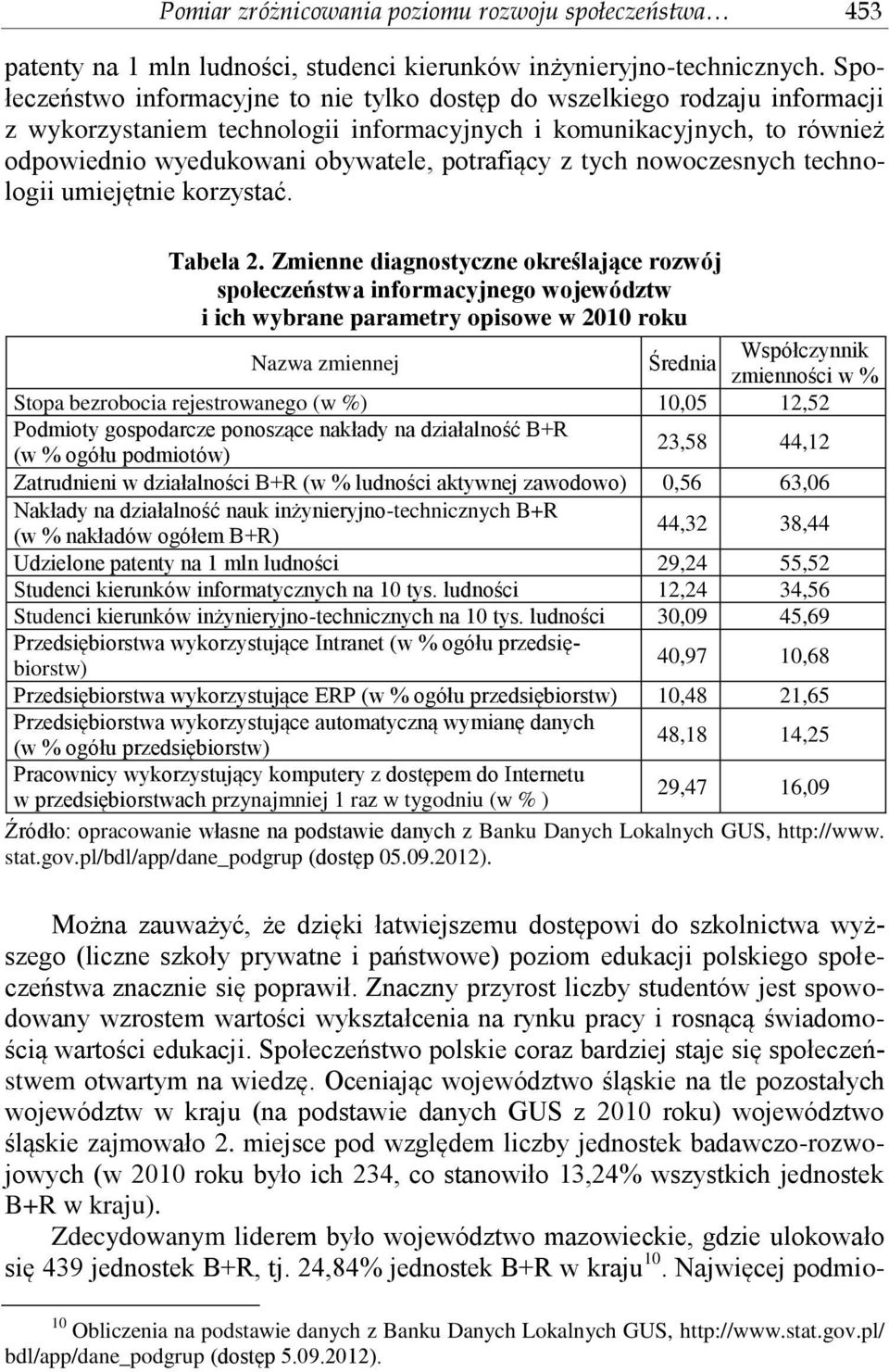 z tych nowoczesnych technologii umiejętnie korzystać. Tabela 2.