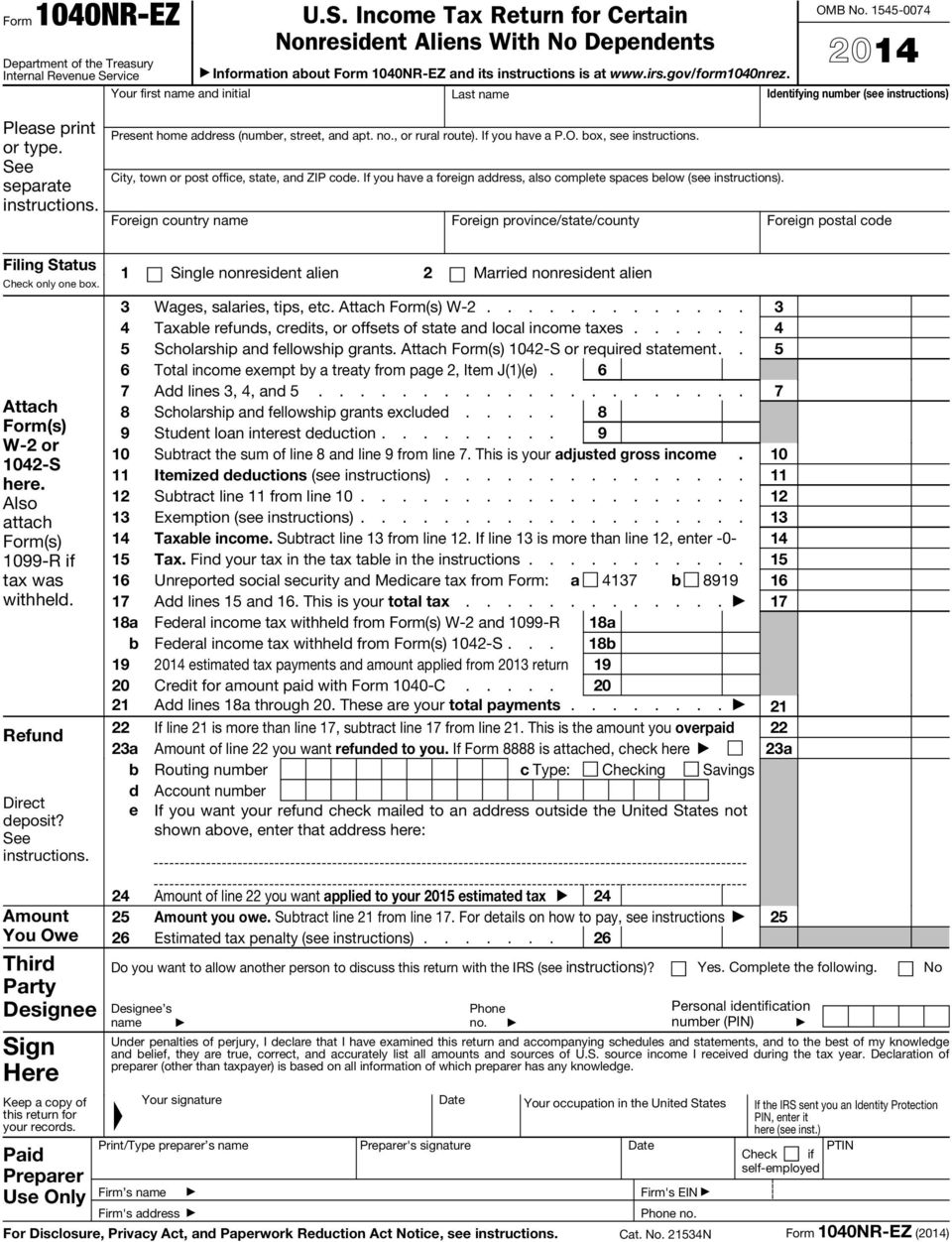 Your first name and initial Last name Identifying number (see instructions) Please print or type. See separate instructions. Present home address (number, street, and apt. no., or rural route).