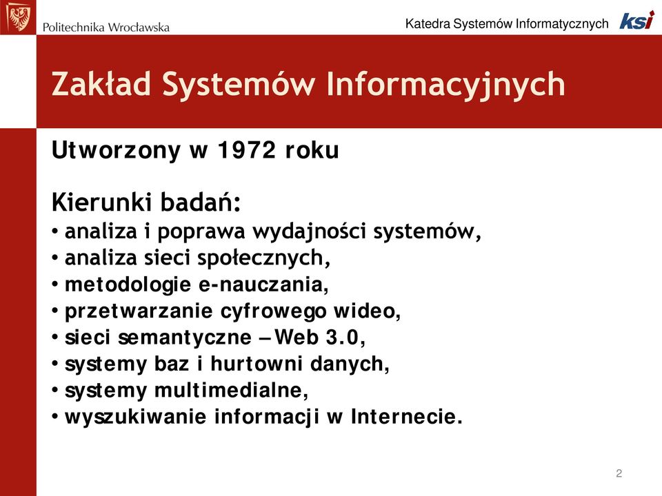 e-nauczania, przetwarzanie cyfrowego wideo, sieci semantyczne Web 3.