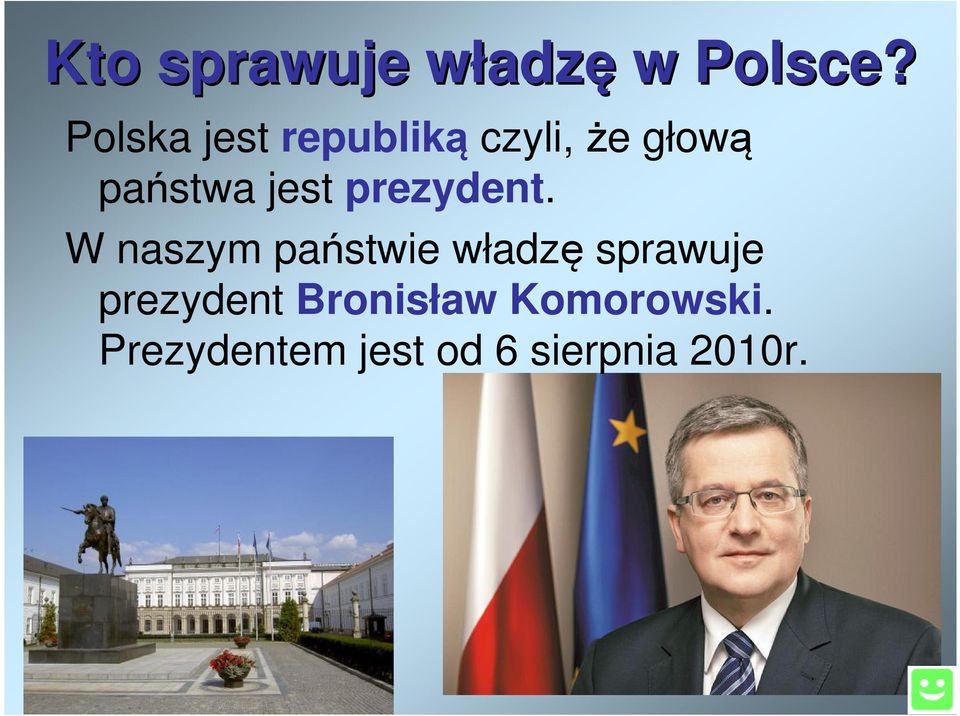 jest prezydent.