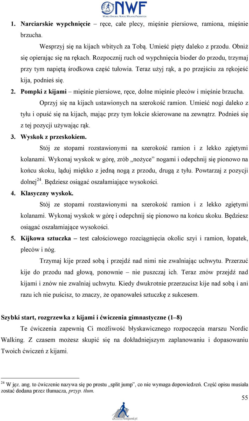 Zestawy ćwiczeń z użyciem kijów - PDF Darmowe pobieranie