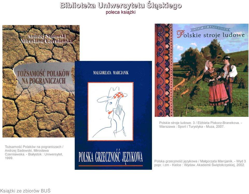 Tożsamość Polaków na pograniczach / Andrzej Sadowski, Mirosława Czerniawska.