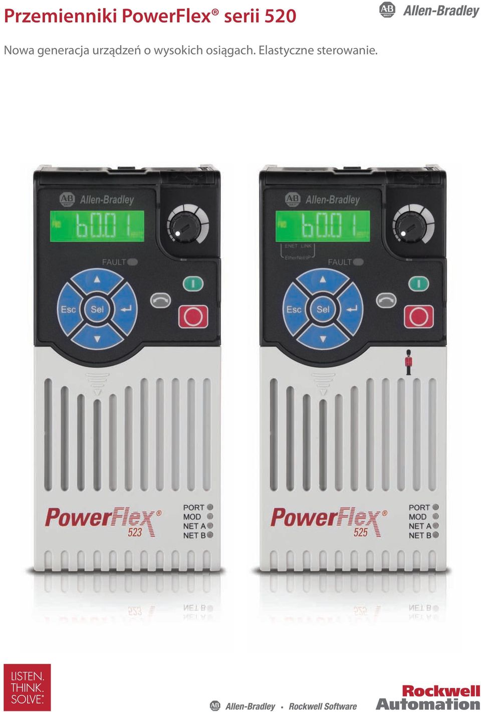 Przemienniki PowerFlex serii 520. Nowa generacja urządzeń o wysokich  osiągach. Elastyczne sterowanie. - PDF Darmowe pobieranie
