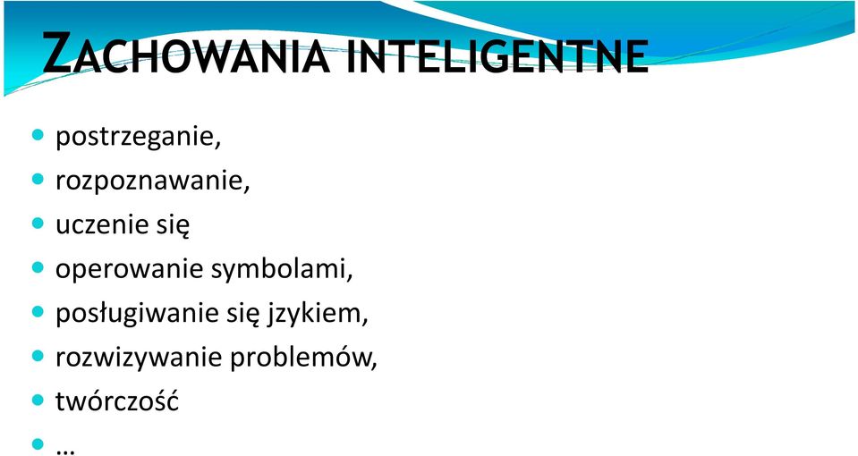 się operowanie symbolami,