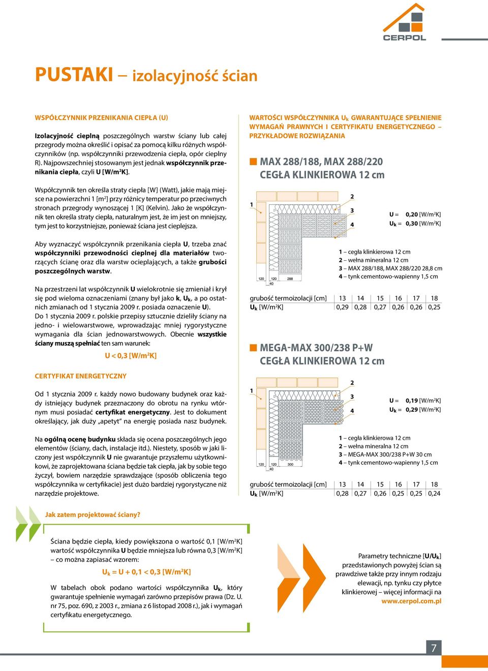 Współczynnik ten określa straty ciepła [W] (Watt), jakie mają miejsce na powierzchni 1 [m 2 ] przy różnicy temperatur po przeciwnych stronach przegrody wynoszącej 1 [K] (Kelvin).