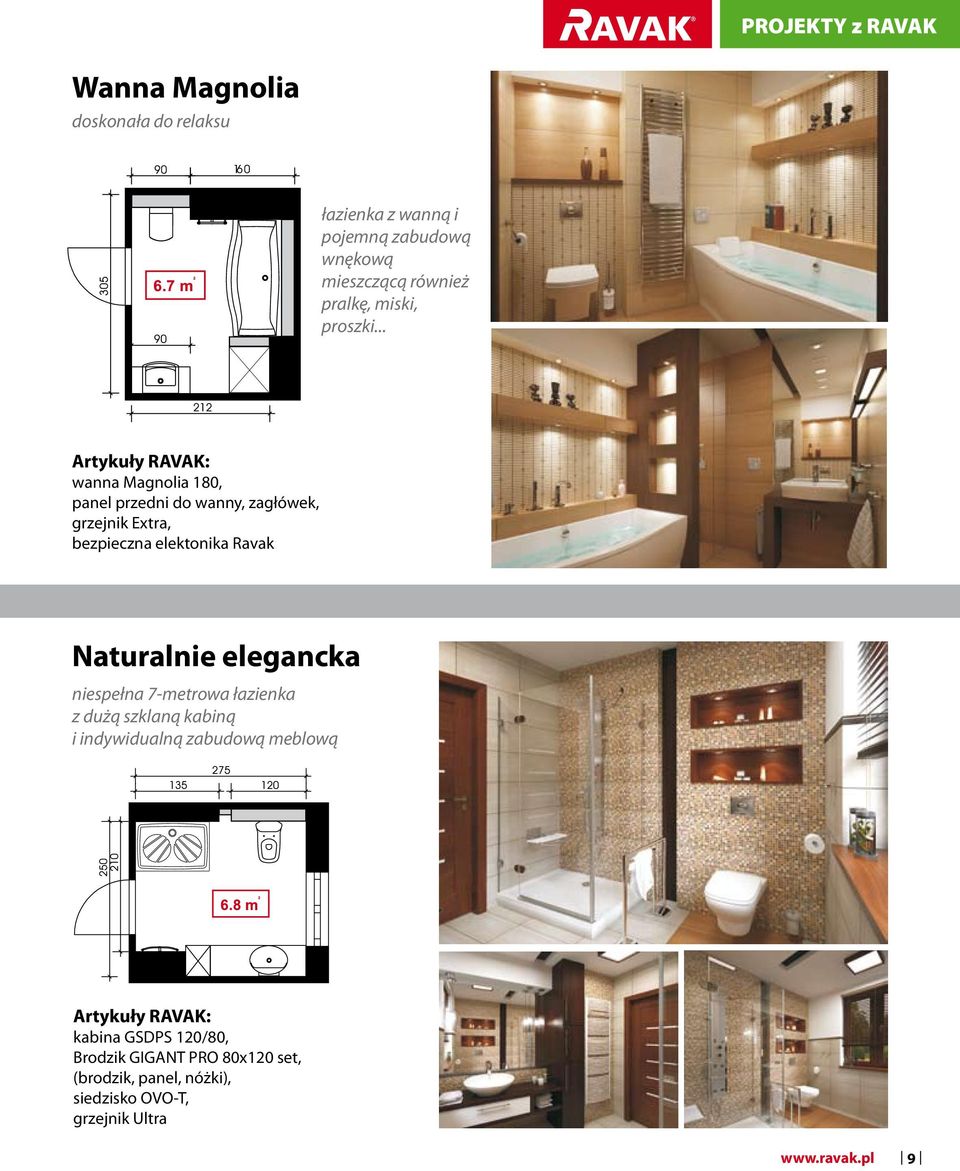 .. wanna Magnolia 180, panel przedni do wanny, zagłówek, grzejnik Extra, bezpieczna elektonika Ravak W naturalnych kolorach