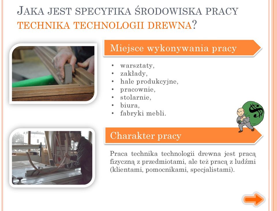 stolarnie, biura, fabryki mebli.