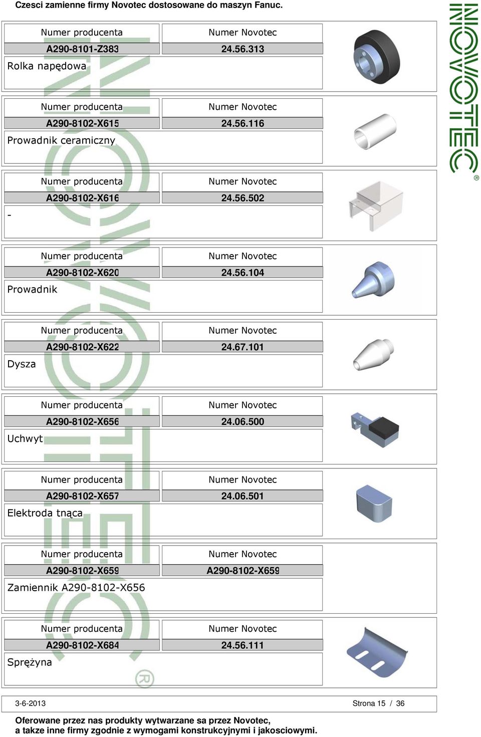 101 Uchwyt A290-8102-X656 24.06.