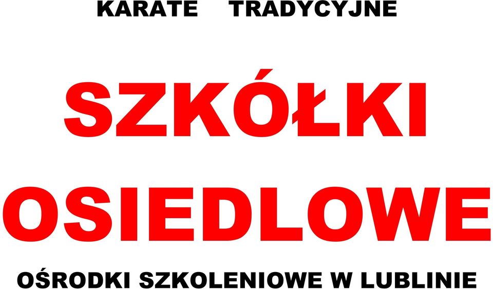 SZKÓŁKI