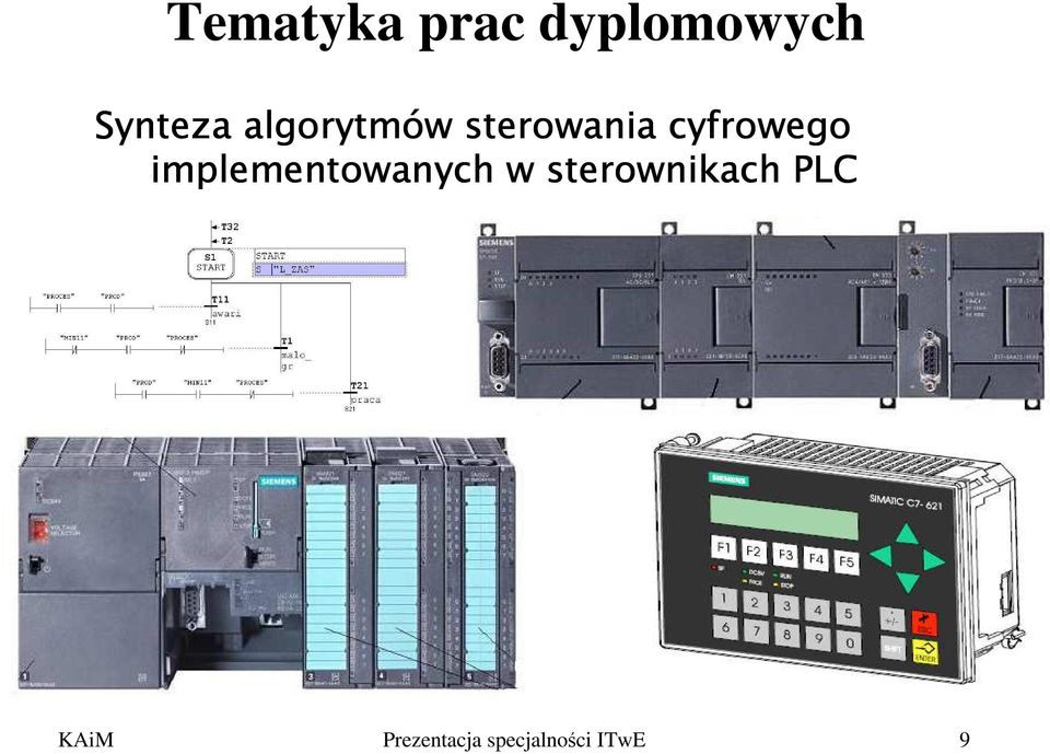 implementowanych w sterownikach