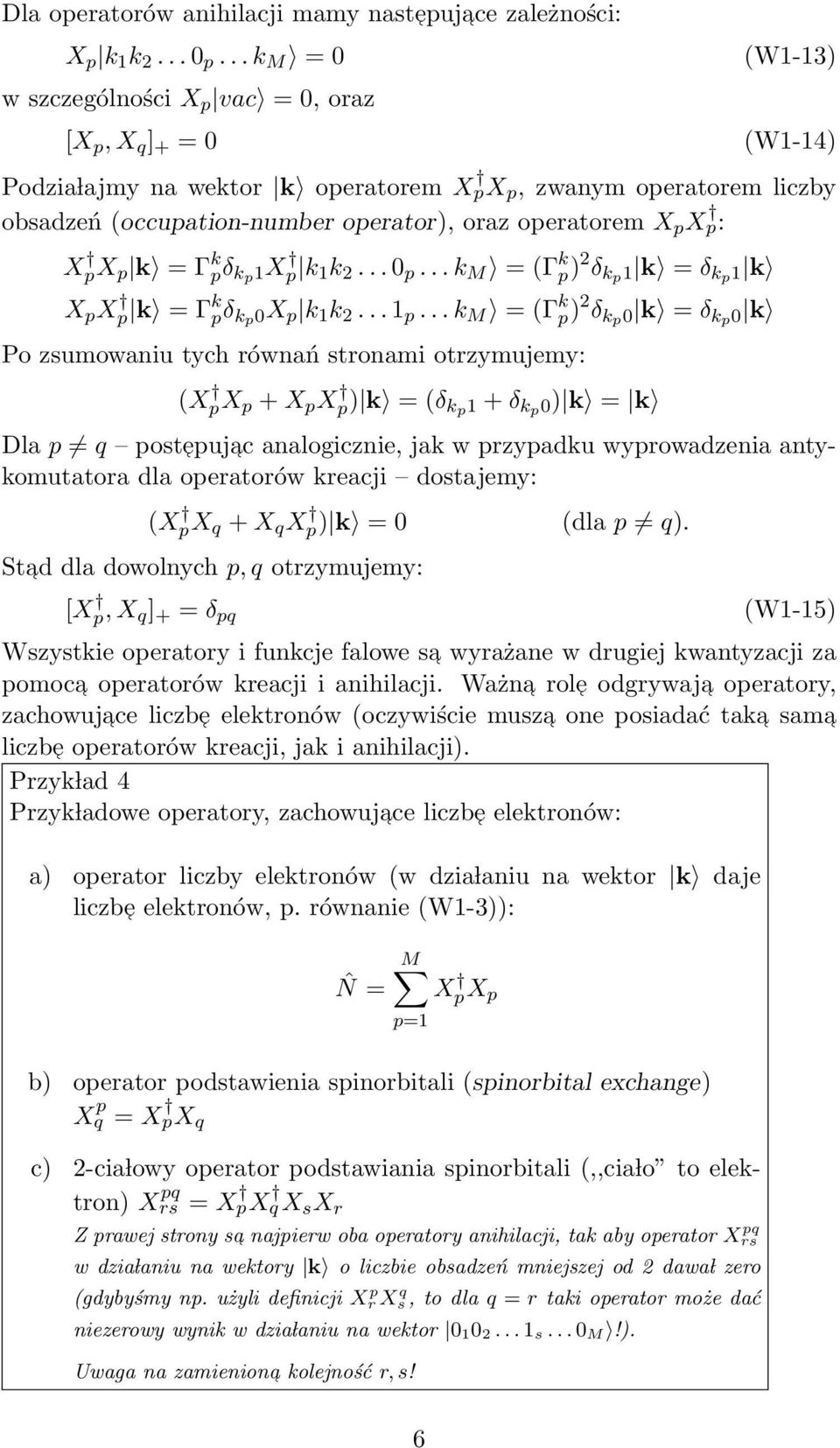 operatorem X p X p: X px p k = Γ k pδ kp1x p k 1 k 2...0 p...k M = (Γ k p) 2 δ kp1 k = δ kp1 k X p X p k = Γ k pδ kp0x p k 1 k 2...1 p.