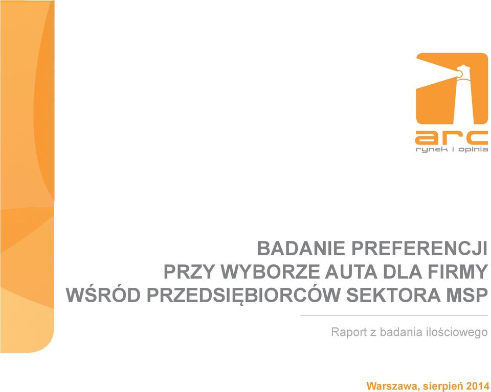 PRZEDSIĘBIORCÓW SEKTORA MSP