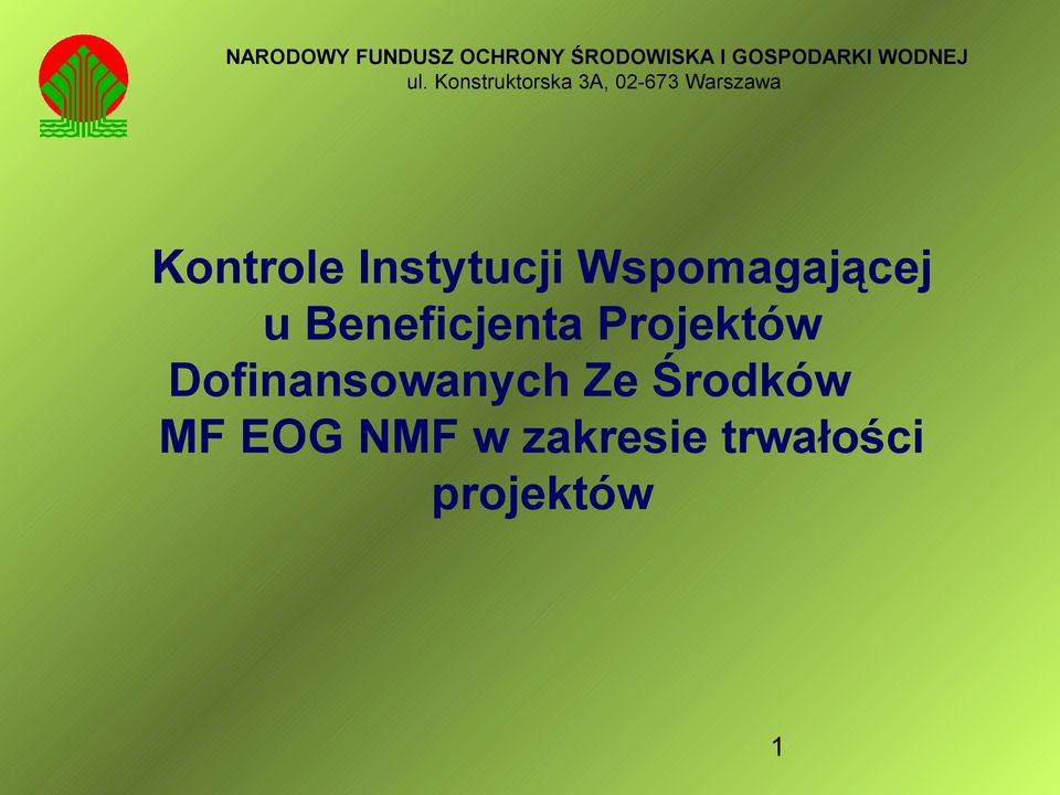 Projektów Dofinansowanych Ze