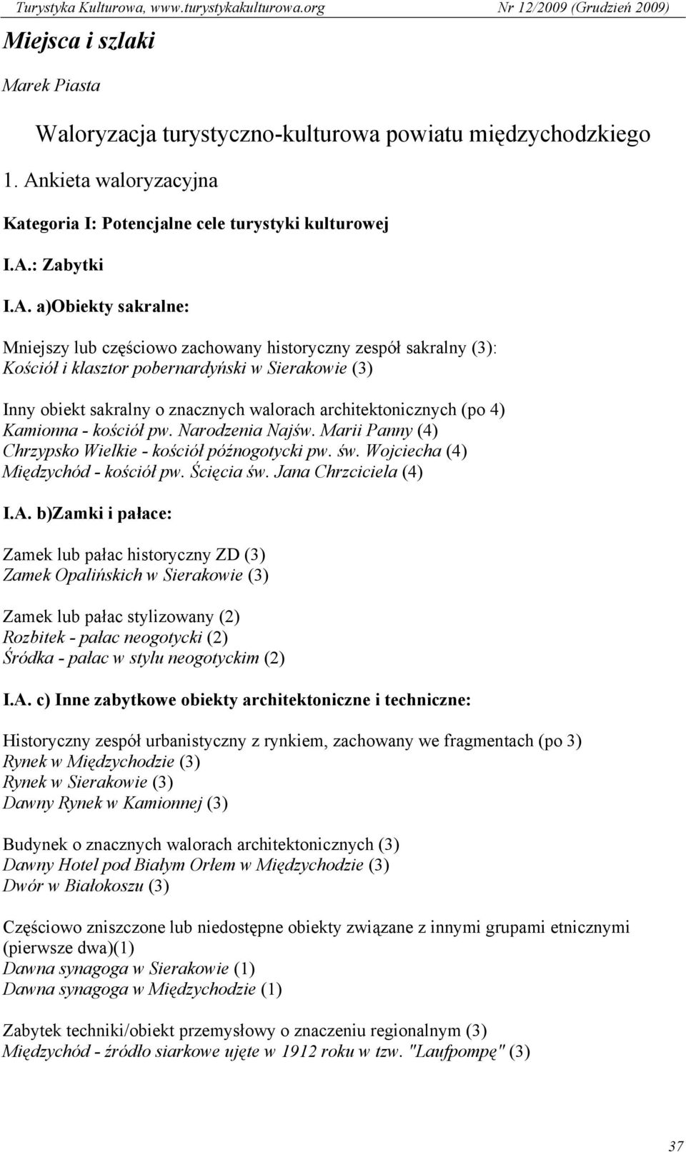 : Zabytki I.A.