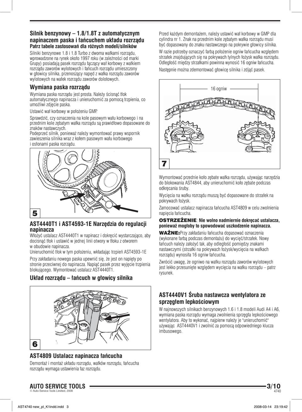 1/ Zastosowanie: Silniki V W Group Wysokoprężne (1.7 I 1.9D/Sdi/ Tdi) I Benzynowe ( ) W - Pdf Free Download