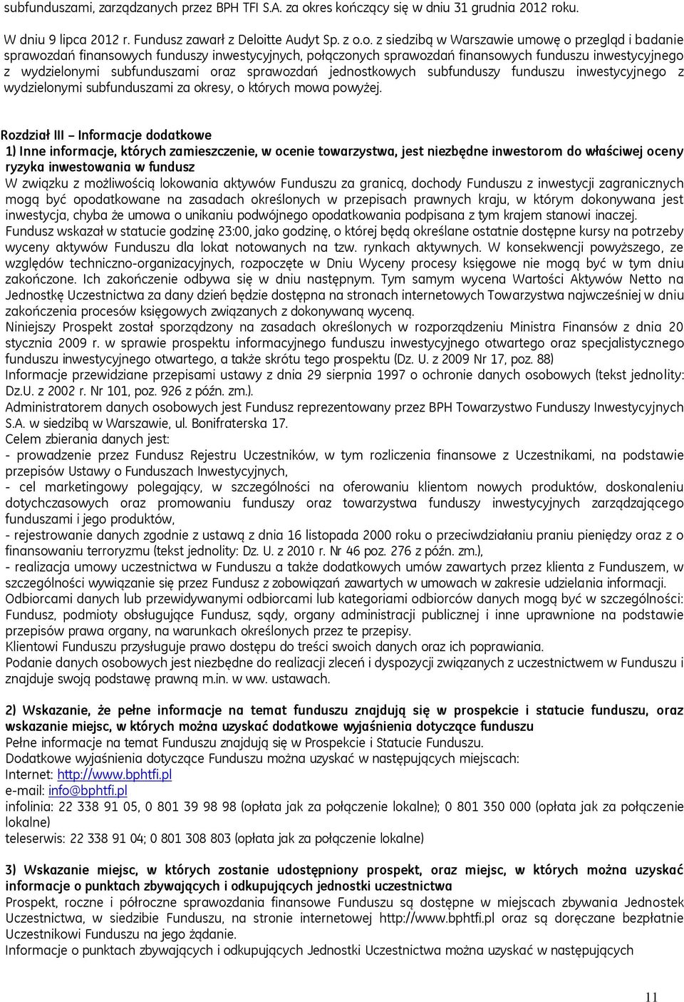 czący się w dniu 31 grudnia 2012 rok