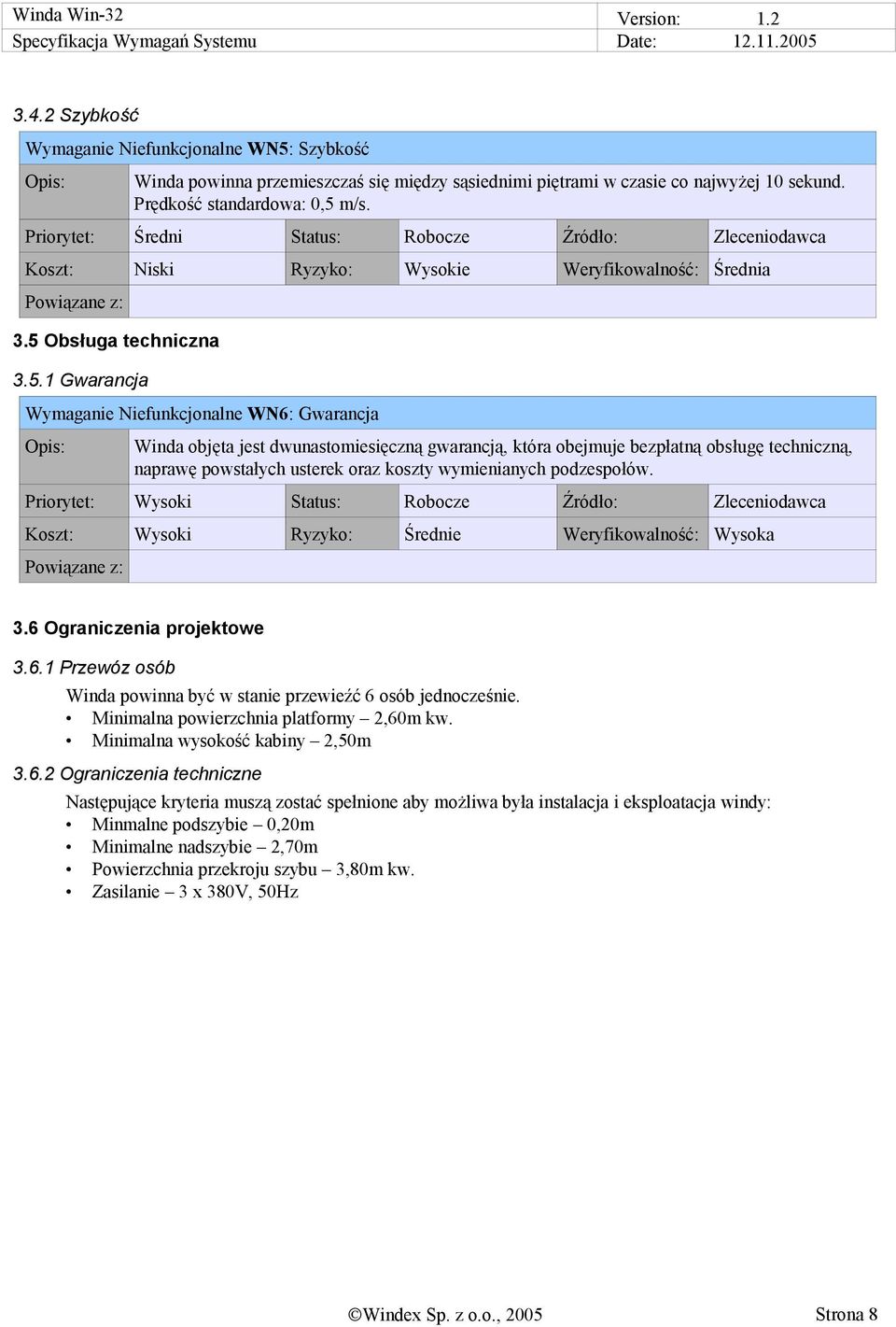 Obsługa techniczna 3.5.