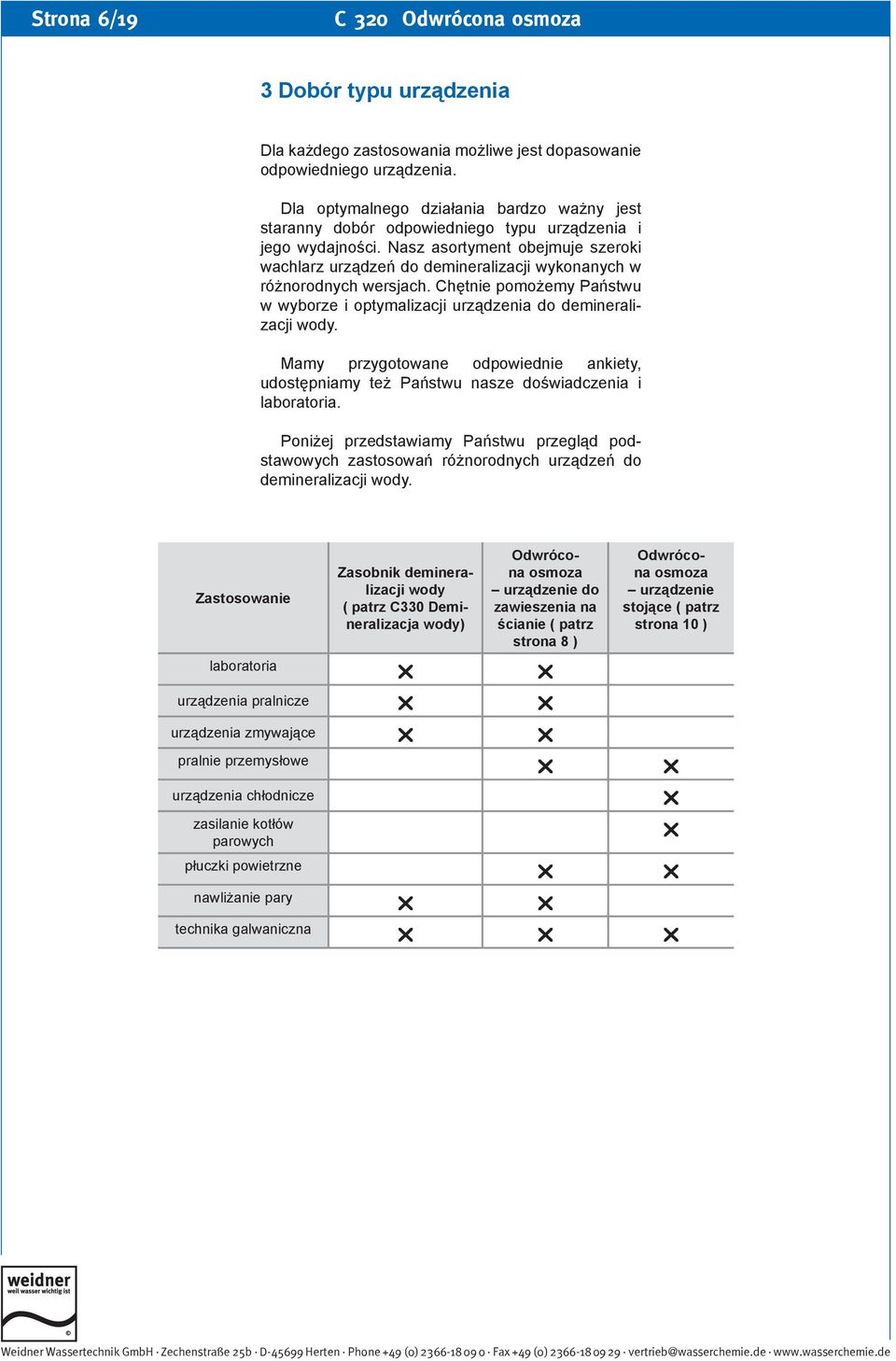 Nasz asortyment obejmuje szeroki wachlarz urządzeń do demineralizacji wykonanych w różnorodnych wersjach. Chętnie pomożemy Państwu w wyborze i optymalizacji urządzenia do demineralizacji wody.