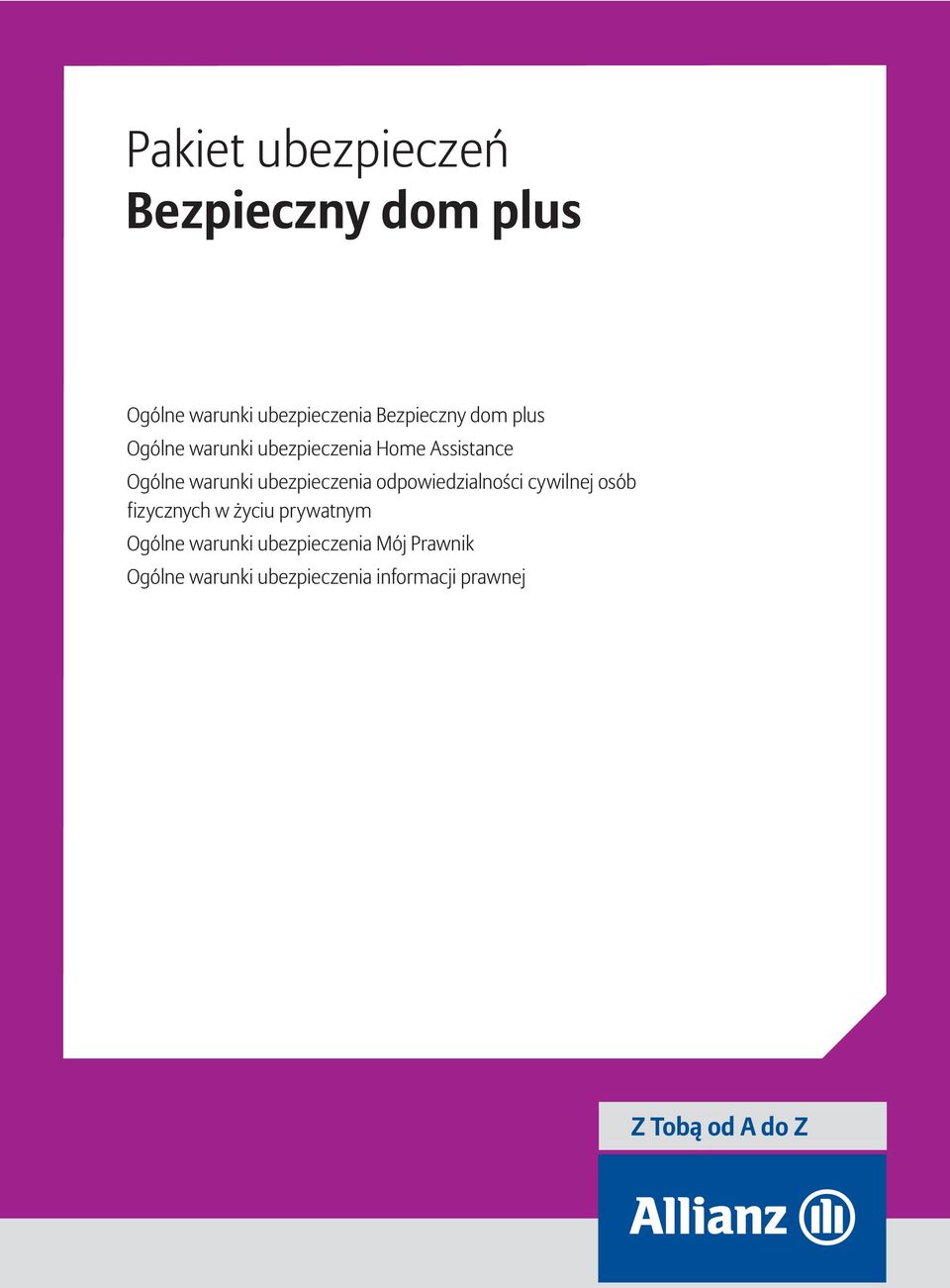 ubezpieczenia odpowiedzialności cywilnej osób fizycznych w życiu prywatnym Ogólne