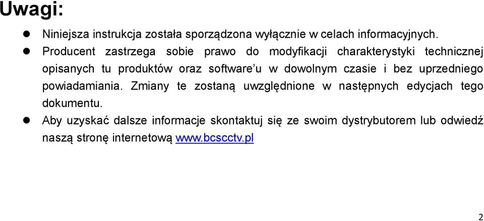 software u w dowolnym czasie i bez uprzedniego powiadamiania.