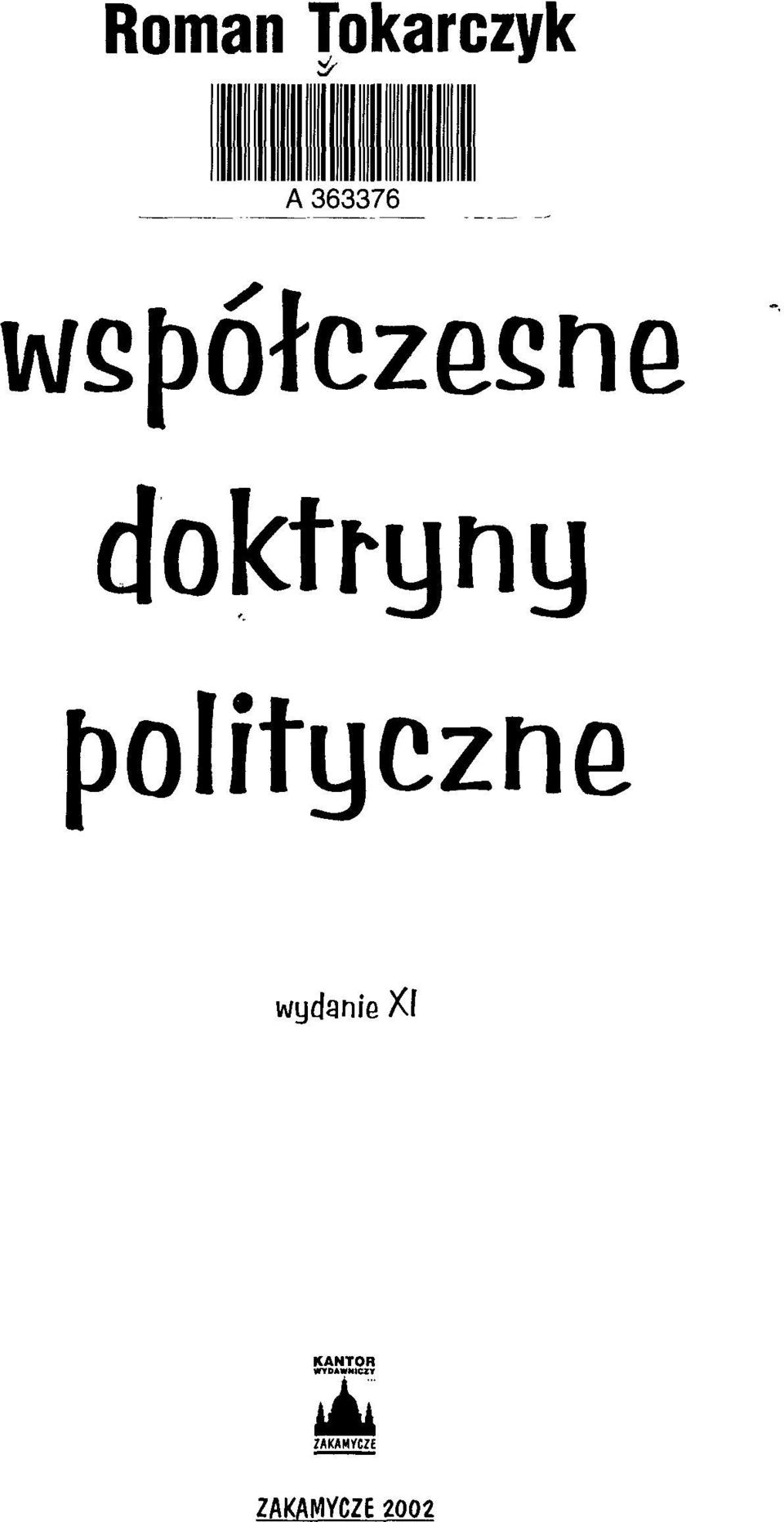 doktryny polityczne