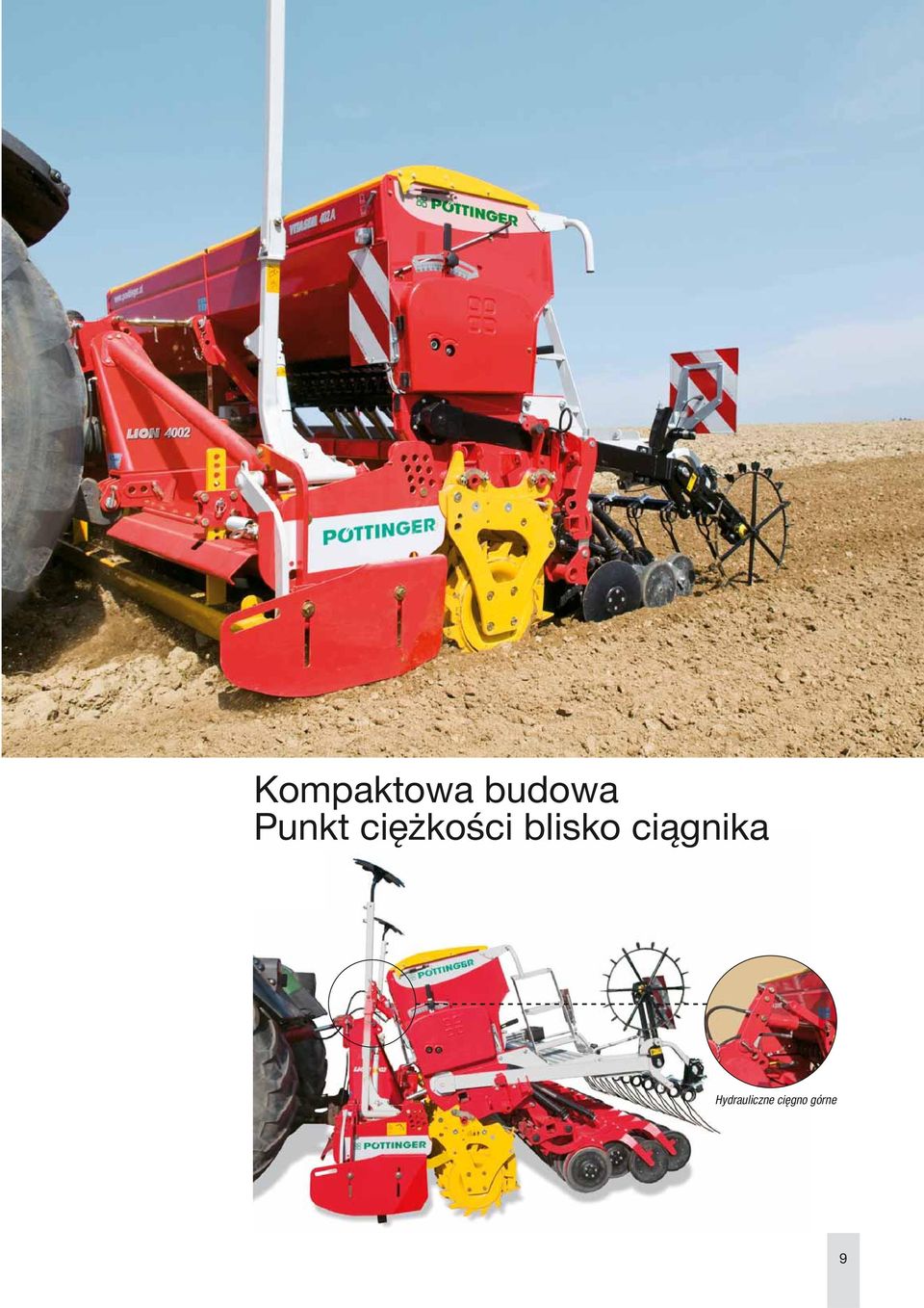 blisko ciągnika
