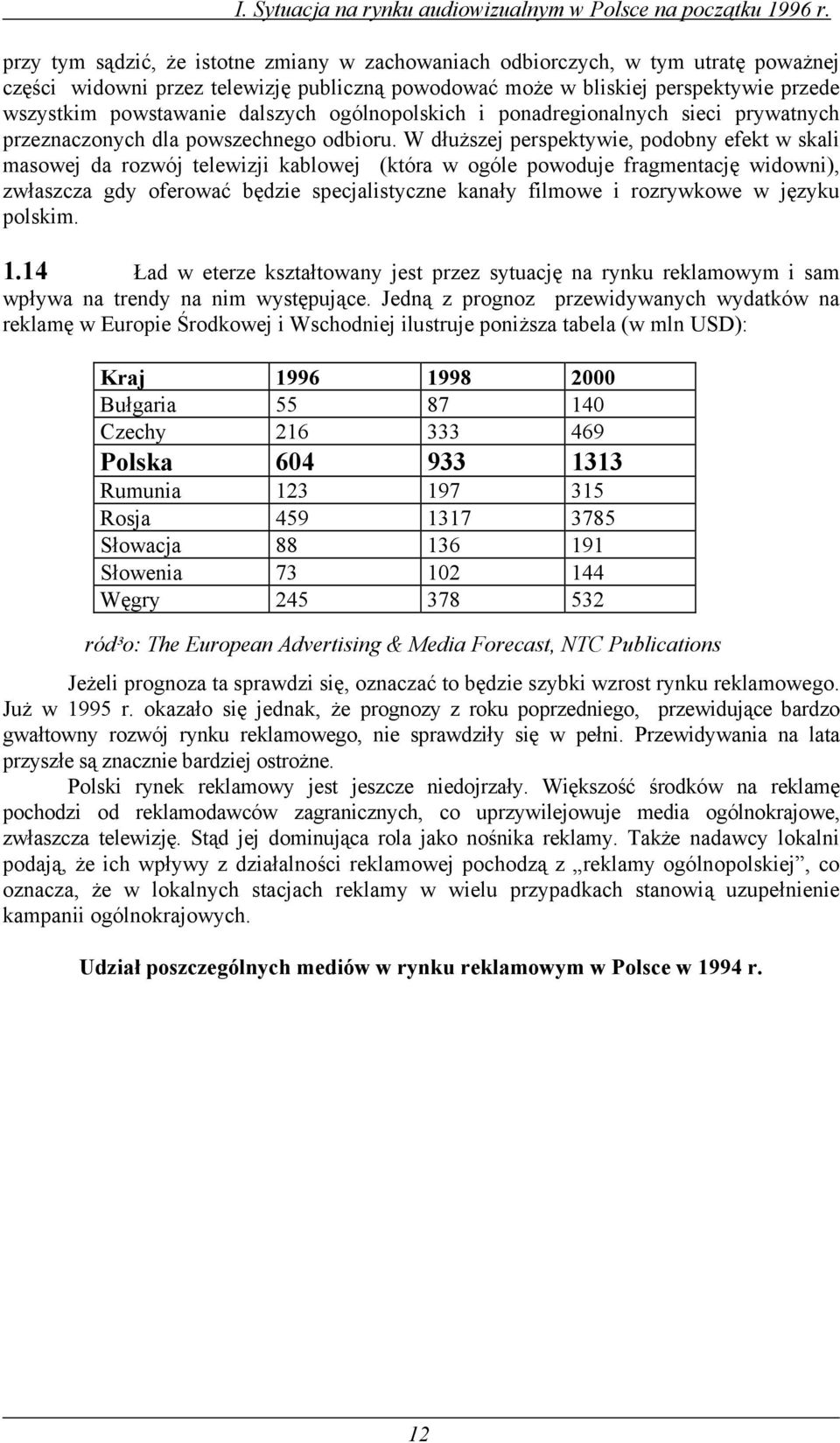 dalszych ogólnopolskich i ponadregionalnych sieci prywatnych przeznaczonych dla powszechnego odbioru.
