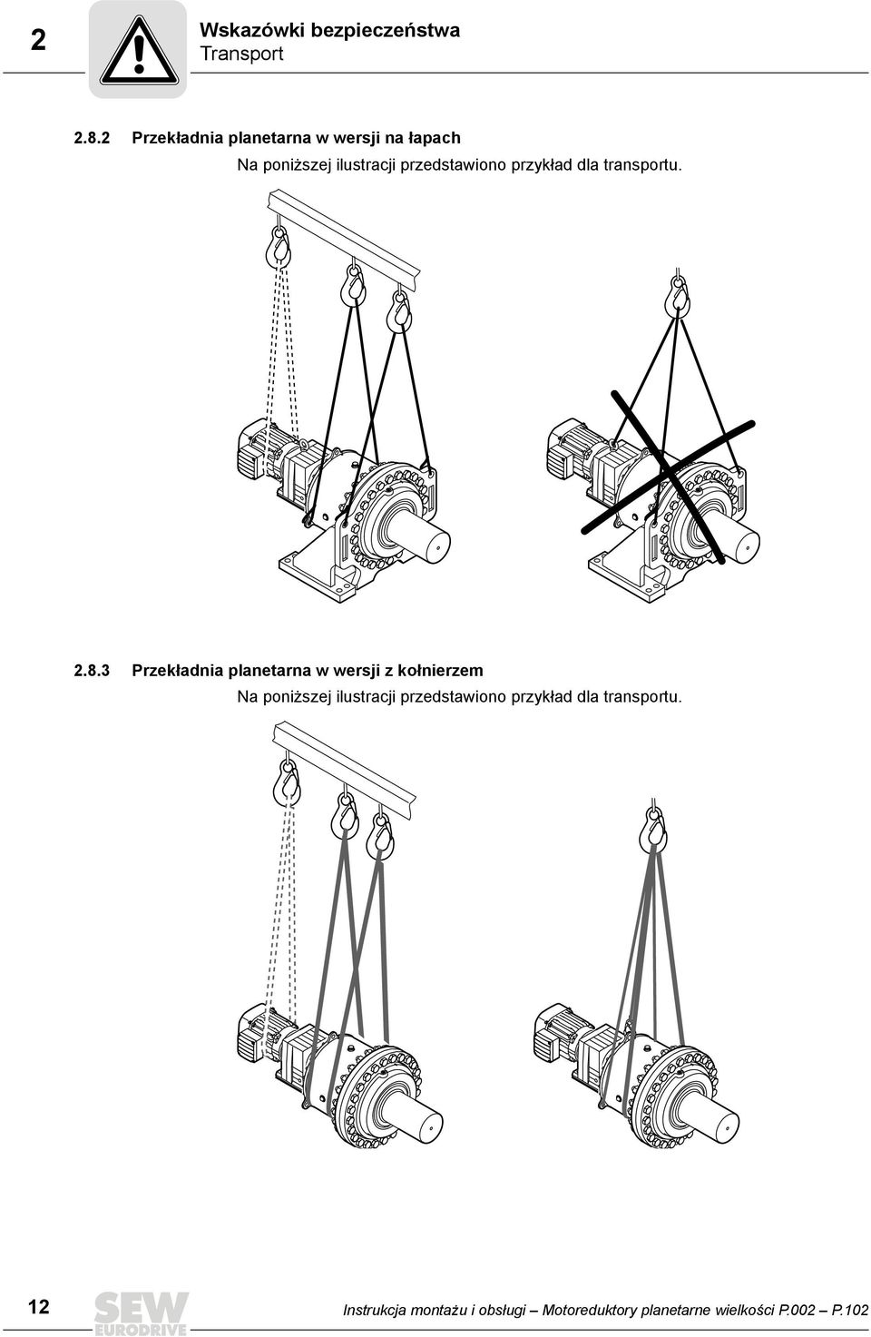 przykład dla transportu. 2.8.
