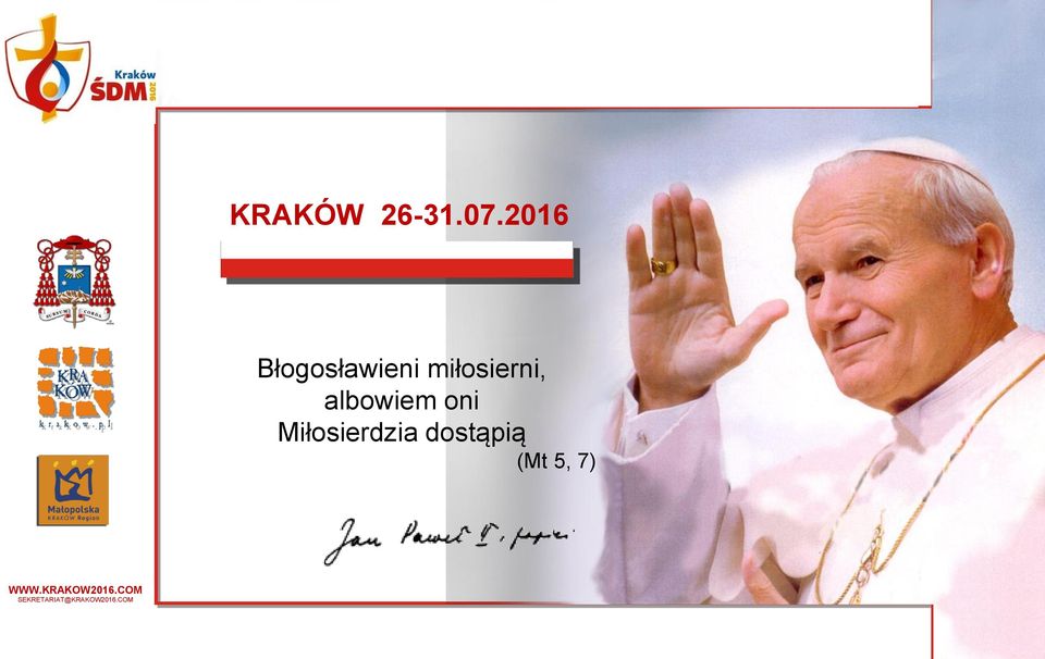 miłosierni, albowiem